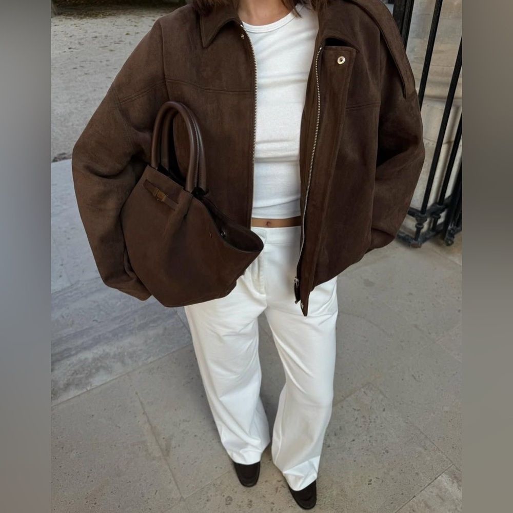 Briggs New York Brown Bomber Jacket